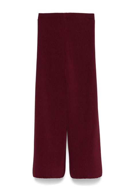 Pantaloni crop in bordeaux Melitta baumeister - donna MELITTA BAUMEISTER | MB22BLBRD